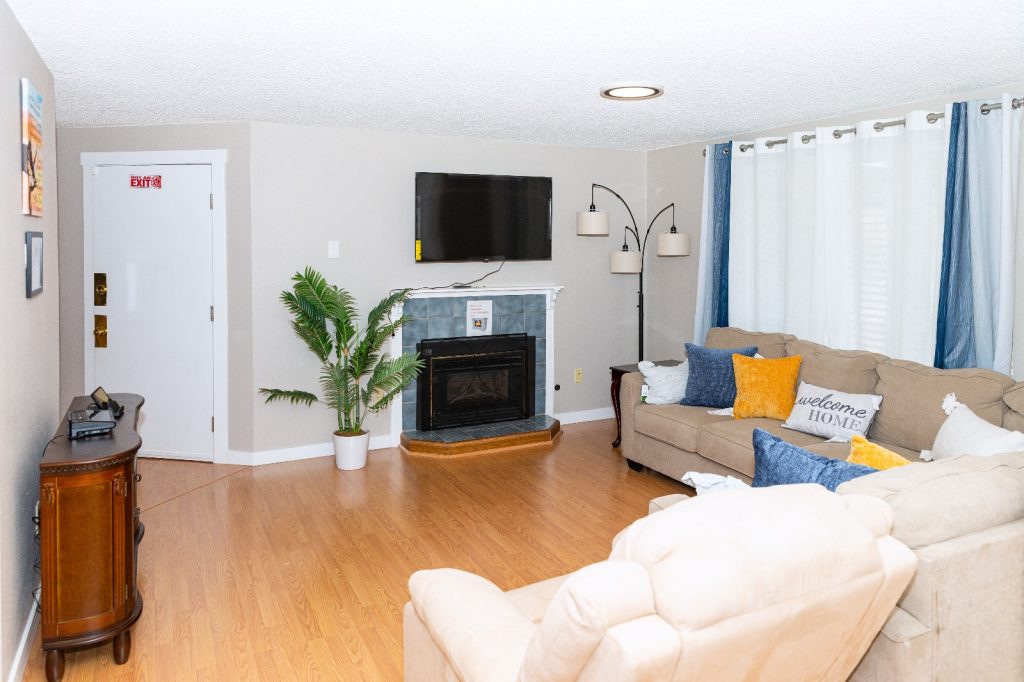 A welcoming shared space at our University Place home